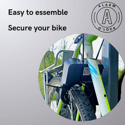 Smart Bike Lock with GPS tracking QR code tracking vibration alarm